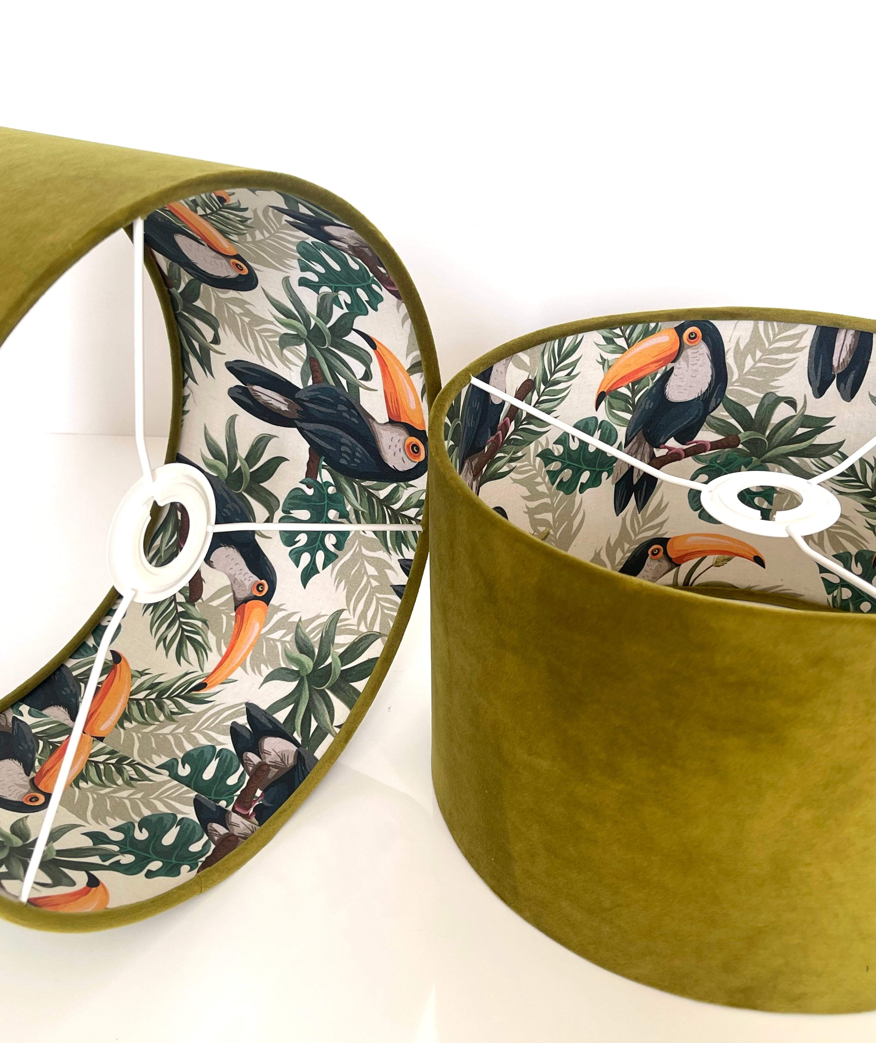 Handmade lamp shade bespoke high quality luxurious lamp shade – Shadesbywoodpecker