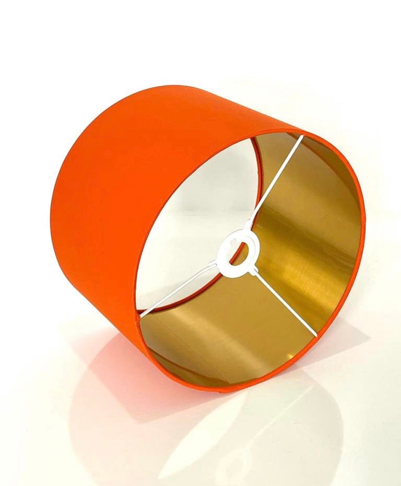 Hand made quality lamp shade with metallic lining made by order in cot