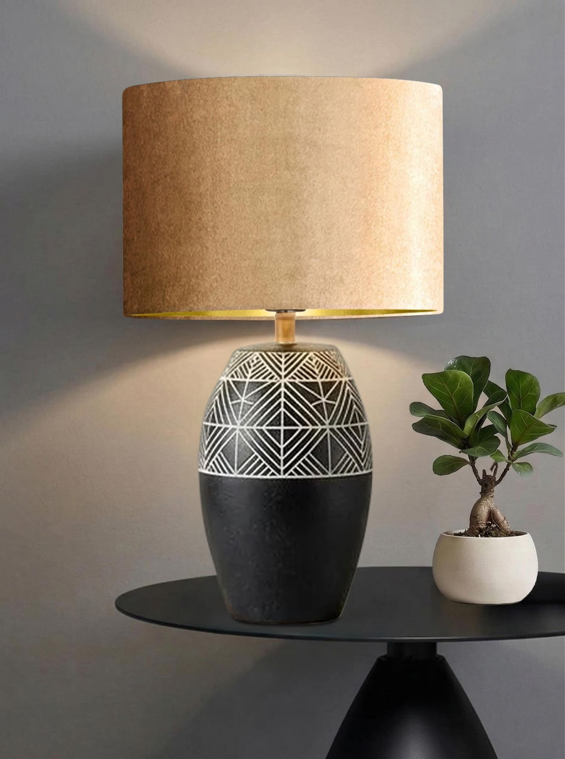New luxury premium quality glamour pumice neutral velvet fabric with brushed silver lining lamp shade pendant light shade in multi sizes