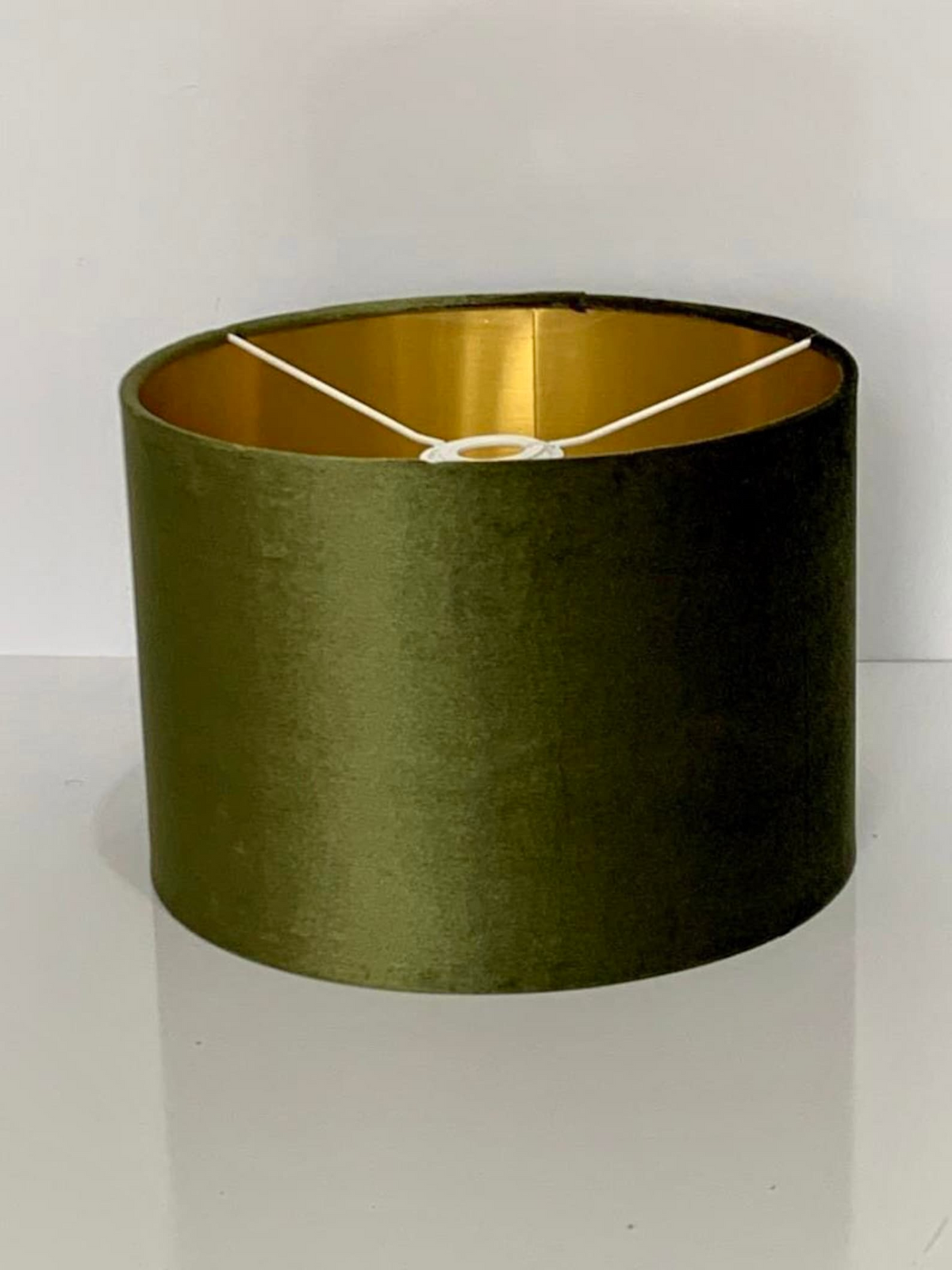 New luxury premium quality sage glamour velvet fabric with brushed metallics lining lamp shade pendant light shade in multi sizes