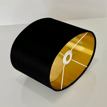 New handmade by order luxury high quality BLACK velvet fabric lamp shade OVAL shape lamp shade OVAL suitable for tables and ceilings