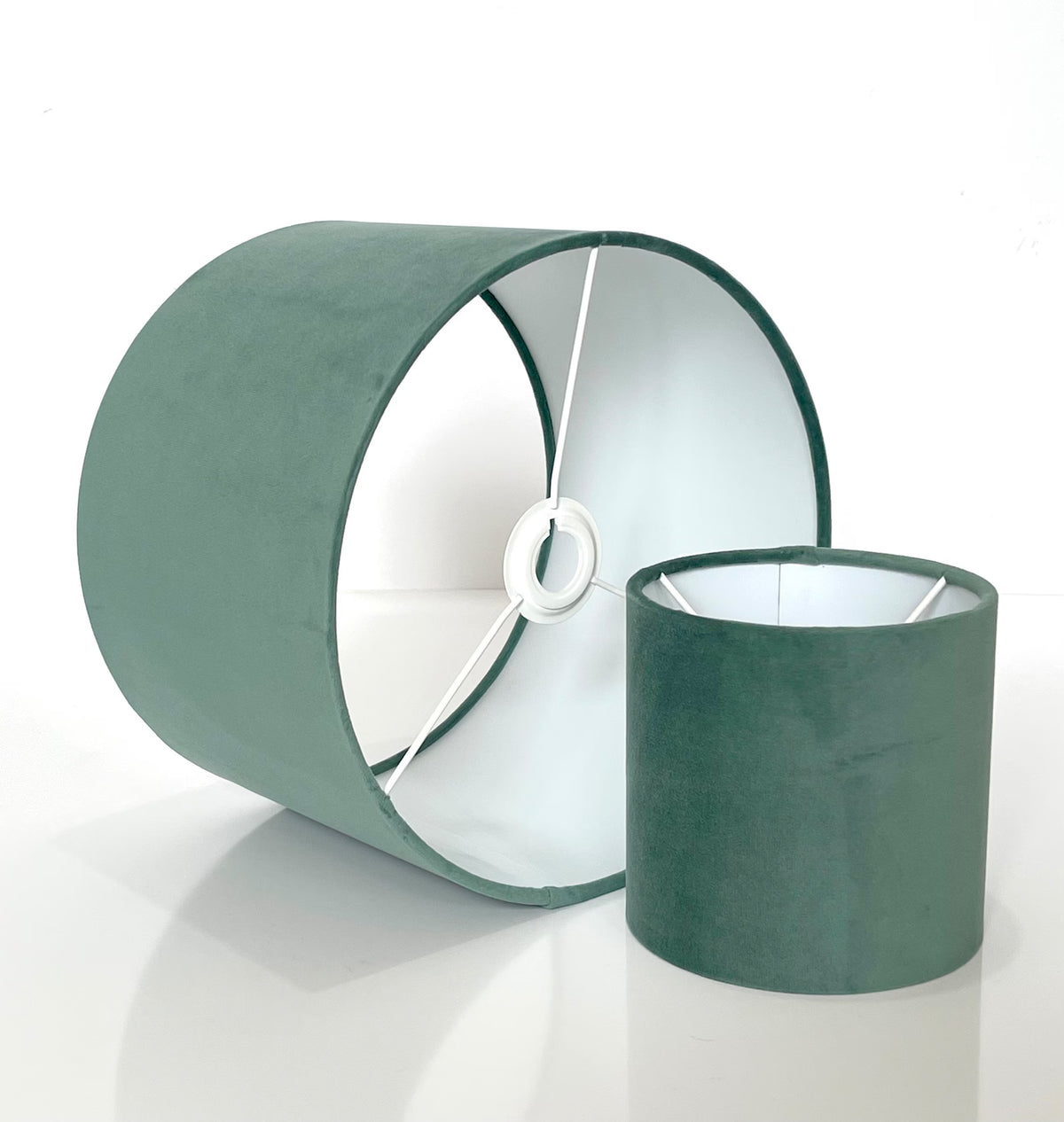 New HQ modern mint velvet-soft velvet table and ceiling lamp shade pendant light lamp shade multi sizes And multi shapes