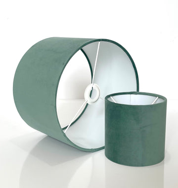 New HQ modern mint velvet-soft velvet table and ceiling lamp shade pendant light lamp shade multi sizes And multi shapes