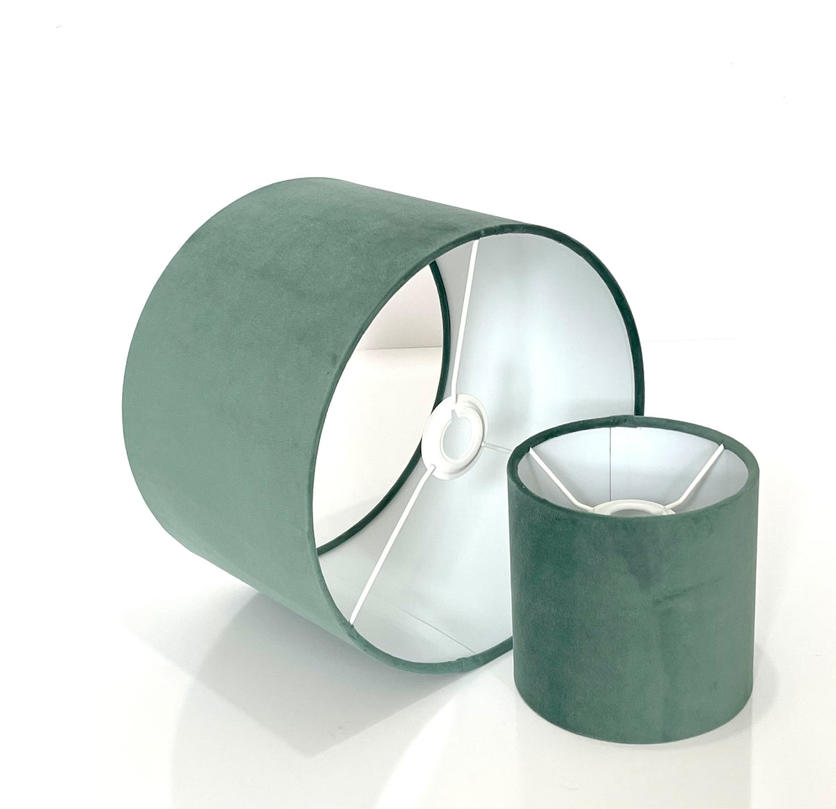 New HQ modern mint velvet-soft velvet table and ceiling lamp shade pendant light lamp shade multi sizes And multi shapes