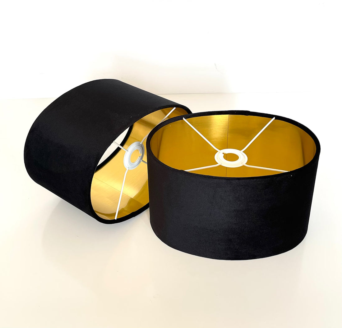 New handmade by order luxury high quality BLACK velvet fabric lamp shade OVAL shape lamp shade OVAL suitable for tables and ceilings